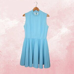 Vintage 1970s Light Blue Dress